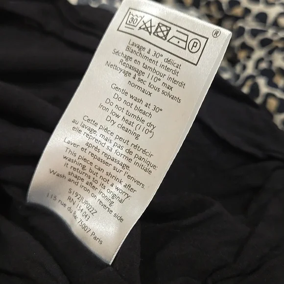 Sezane Elie Leipard Skirt, Flowy Pattern, EUC, 36, French Sophistication - Picture 10 of 10